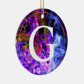 Fantasy World Monogram Keramisch Ornament (Rechts)