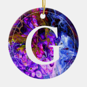 Fantasy World Monogram Keramisch Ornament