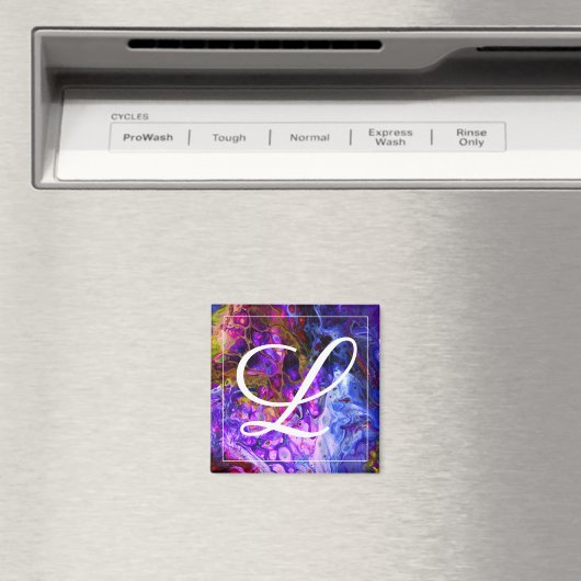 Fantasy World Monogram Magneet (Insitu (Vaatwasser))