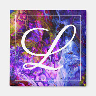 Fantasy World Monogram Magneet