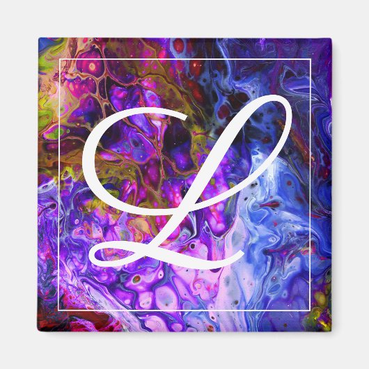 Fantasy World Monogram Magneet (Voorkant)