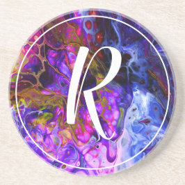 Fantasy World Monogram Zandsteen Onderzetter