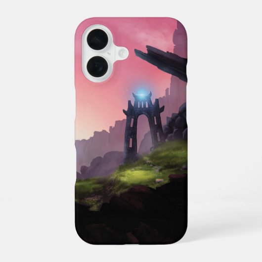 Fantasy World Phone Case iPhone 16 Hoesje (Achterkant)