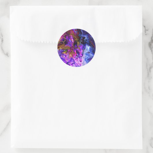 Fantasy World Ronde Sticker (Tas)