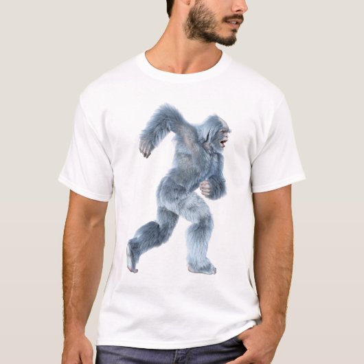Fantasy Yeti Hardlopen T-shirt (Voorkant)