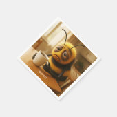 Fantasy Zachte Heel Moe Bee Servet (Hoek)