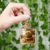 Fantasy Zachte Heel Moe Bee Sleutelhanger (Hand)