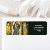Fantasy Zachte Otter Art Deco Etiket (Insitu)