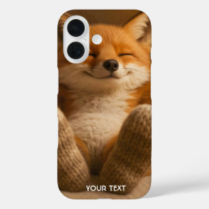 Fantasy Zachte Vos En Sokken iPhone 16 Hoesje