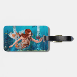 Fantasy Zeemeermin en Zee Lily Bagagelabel