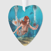 Fantasy Zeemeermin en Zee Lily Ornament (voorkant)