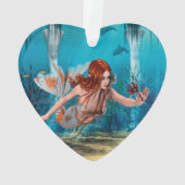 Fantasy Zeemeermin en Zee Lily Ornament (achterkant)