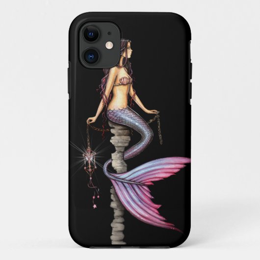 Fantasy Zeemeermin Gotische Kunst Case-Mate iPhone Case (Achterkant)