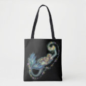 Fantasy Zeemeermin kunstwerk van Molly Harrison Tote Bag (Voorkant)