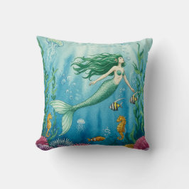 Fantasy Zeemeermin Ocean Pillow Kussen