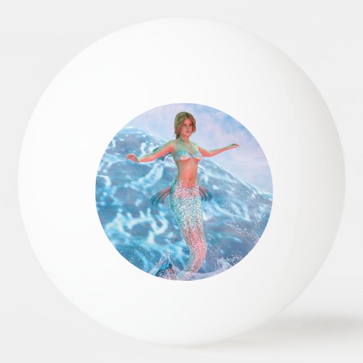 Fantasy Zeemeermin Pingpongbal (Voorkant)