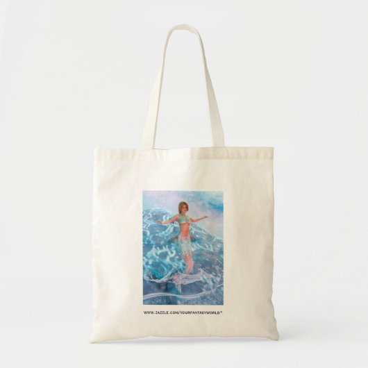 Fantasy Zeemeermin Tote Bag (Voorkant)