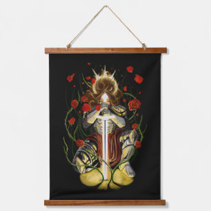 Fantasy Zwaard in de Steen Kunstwerk Hangend Wandkleed