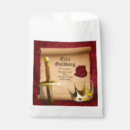 Fantasy Zwaard Kroon Middeleeuwse Ridder Bar Mitzv Bedankzakje