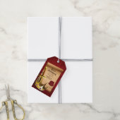 Fantasy Zwaard Kroon Middeleeuwse Ridder Bar Mitzv Cadeaulabel (Met Touw)