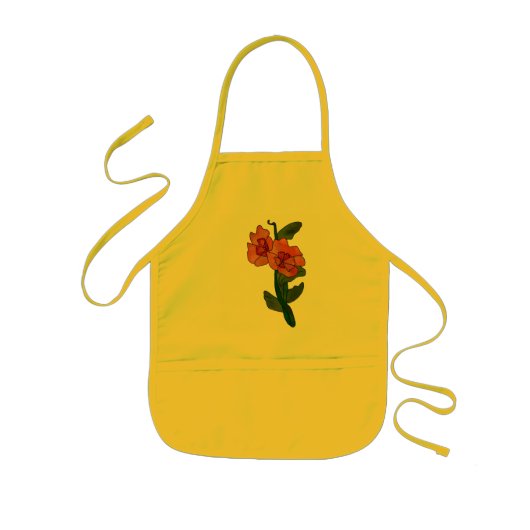 Fantasyblume Kinder Schort (Voorkant)