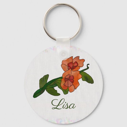Fantasyblume, personalisiert sleutelhanger (Voorkant)