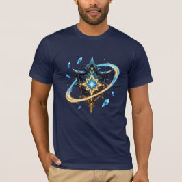 Fantasyembleem met zwevende bladen – Magische ener T-shirt