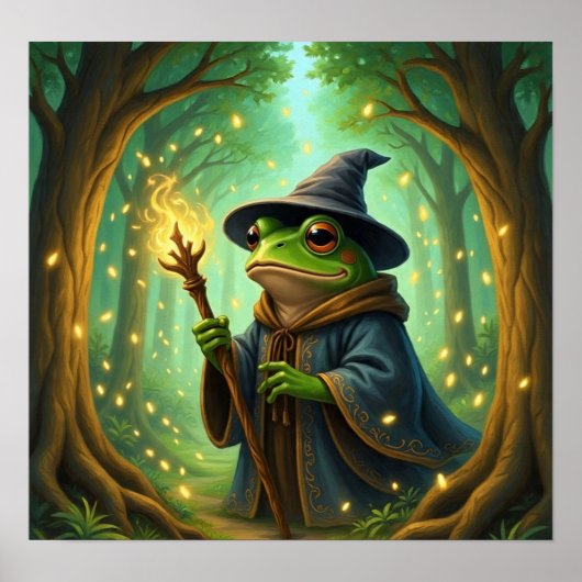 FantasyFrogWizard Poster (Voorkant)