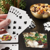 Fantasykat Groen Draken Dobbelstenen Gamen Pokerkaarten (Insitu)