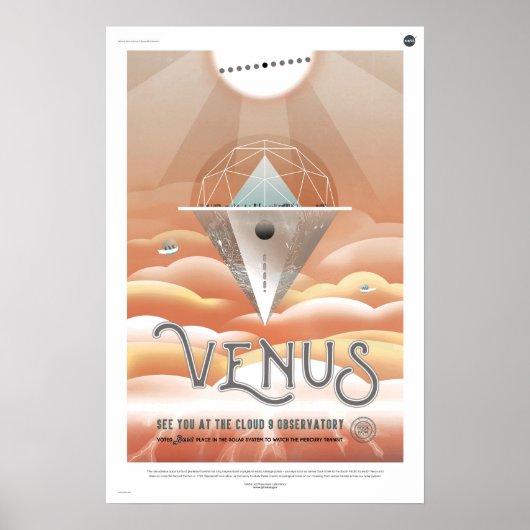 Fantasyreis naar Venus Poster (Voorkant)