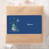 Fantasyschneemann Etiket (Insitu)