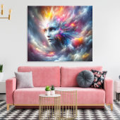 Fantasywereld Canvas Afdruk (Insitu (Woonkamer))
