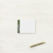 Fantasywereld Groen En Grijs Abstracte Fractale Ku Post-it® Notes (Op bureau)