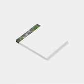 Fantasywereld Groen En Grijs Abstracte Fractale Ku Post-it® Notes (Schuin)
