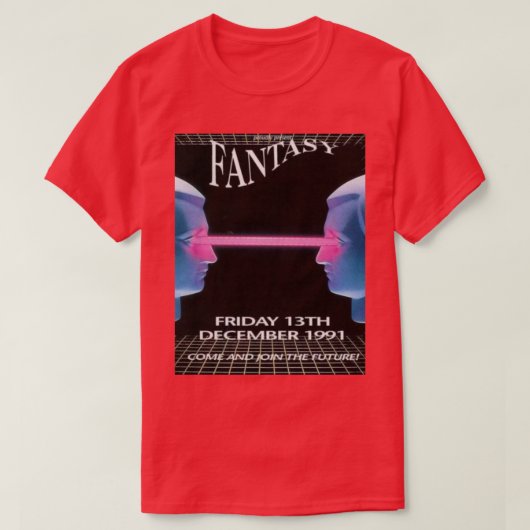 Fantazia Rave Flyer T-shirt (Design voorkant)