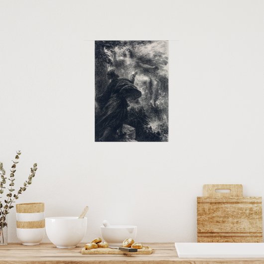 Fantin-Latour - De fee van de Alpen Poster (Keuken)