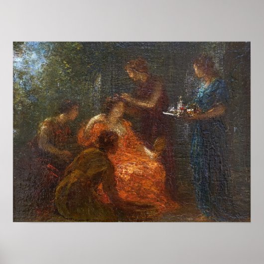 Fantin-Latour - De Toilette Van Venus Poster (Voorkant)