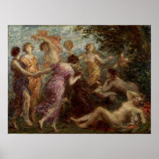 Fantin-Latour - de verleiding van St. Anthony Poster (Voorkant)