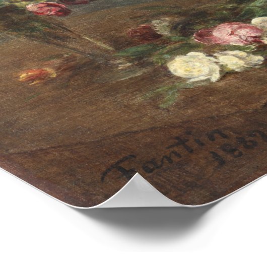 Fantin-Latour - mevrouw Lerolle Poster (Hoek)