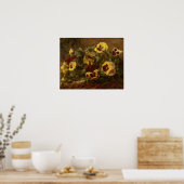 Fantin-Latour - Pansies Poster (Keuken)