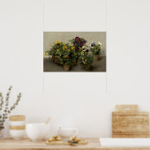 Fantin-Latour - Pansies Poster (Keuken)