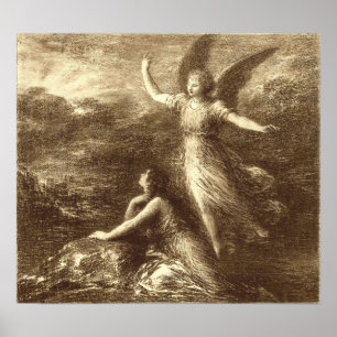 Fantin-Latour - Paradise en La Peri Poster