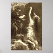 Fantin-Latour - Parsifal Act II Evocation Kundry Poster (Voorkant)