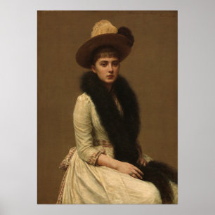 Fantin-Latour - Portret van Sonia Poster
