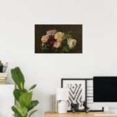 Fantin-Latour - Rozen van Nice op tafel A Poster (Thuiskantoor)