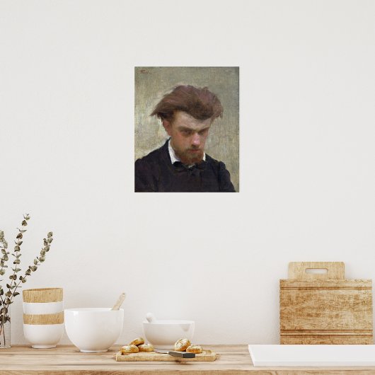 Fantin-Latour - Self-Portret Poster (Keuken)