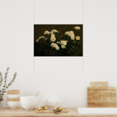 Fantin-latour - stilstaand leven van witte rozen poster (Keuken)