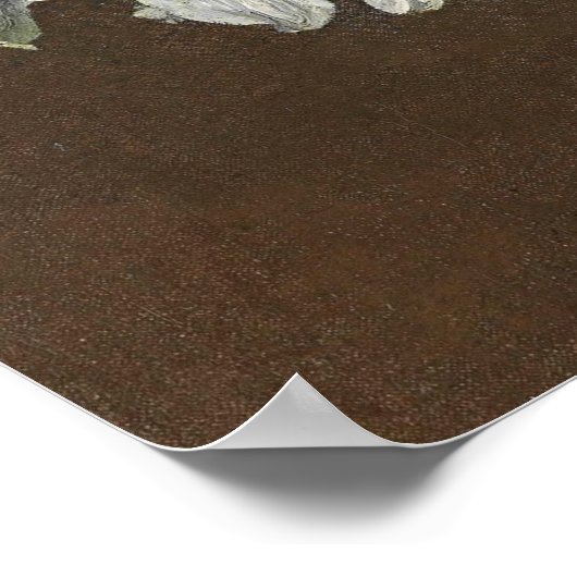 Fantin-Latour - Witte Lilies Poster (Hoek)