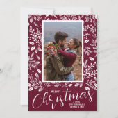 Fantoire kerstflessen foto feestdagenkaart (Voorkant)