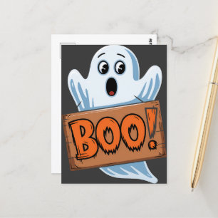 Fantoom van Halloween Briefkaart